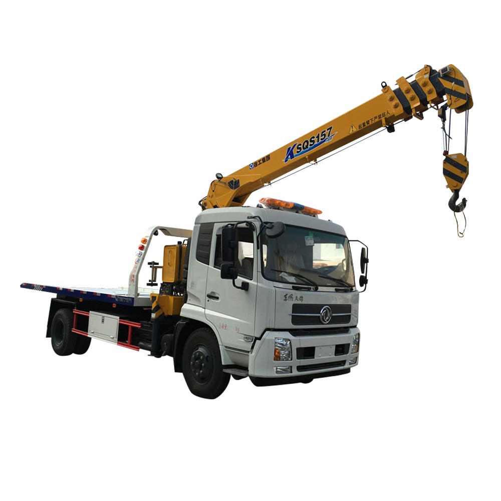Camion de recul Dongfeng 6 tonnes avec grue